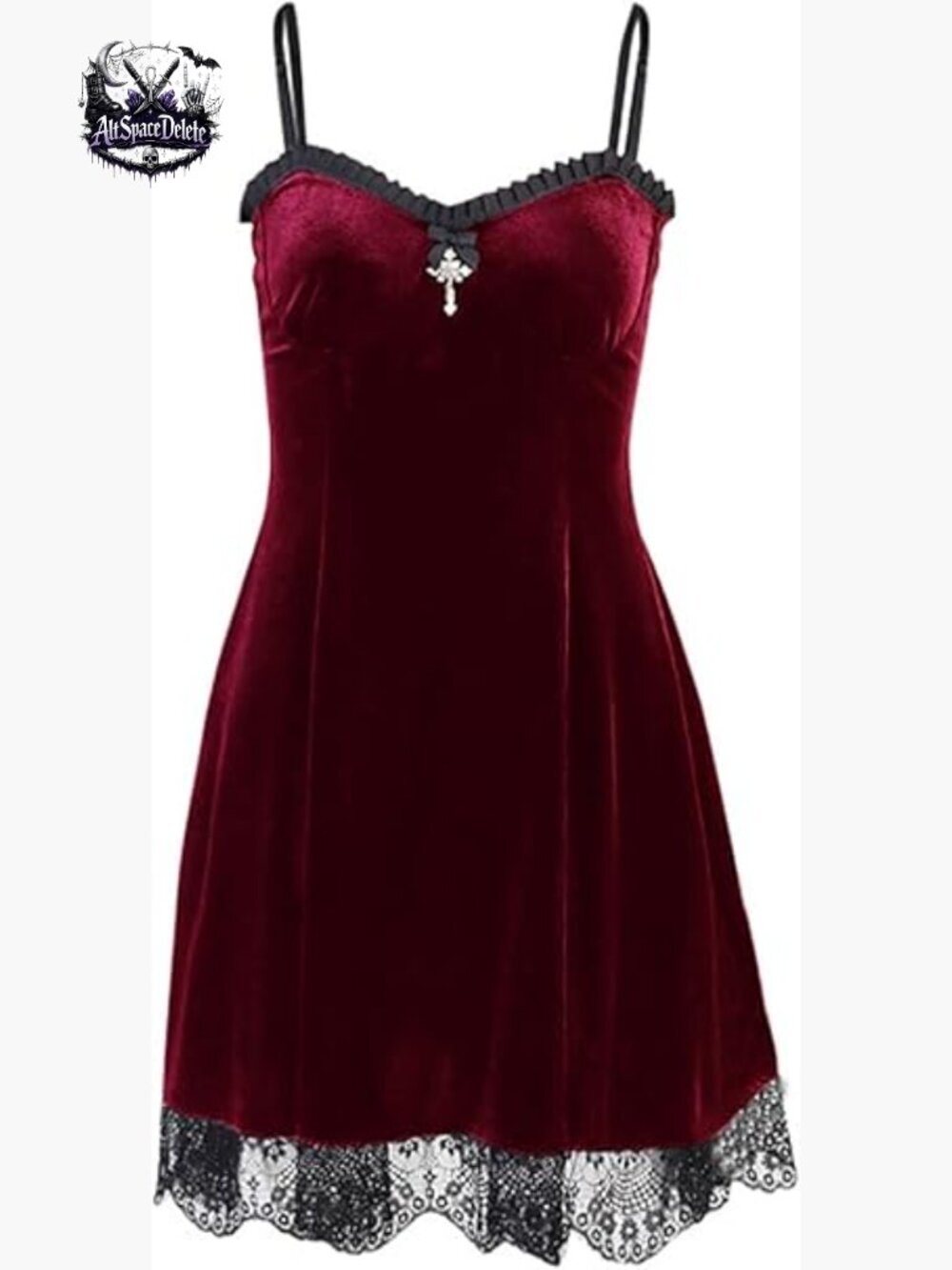 Gothic Velvet Sleeveless Halter Dress Lolita Vintage Grunge Plus Size